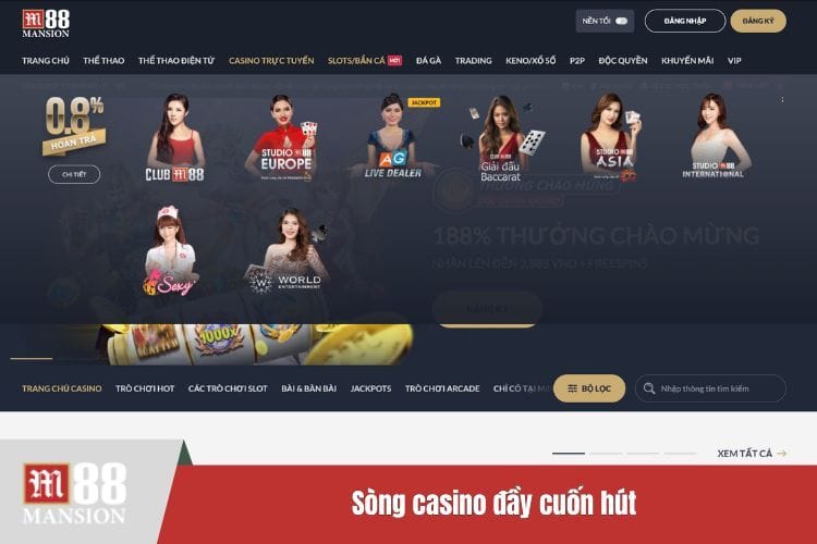 Sòng casino đầy cuốn hút